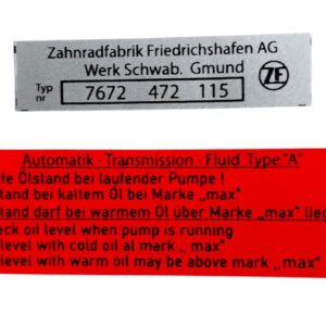 5125 POWER STEERING - STICKER