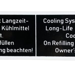 5125 COOLANT - STICKER