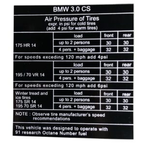 5125 AIR PRESSURE - STICKER - STYLE 1